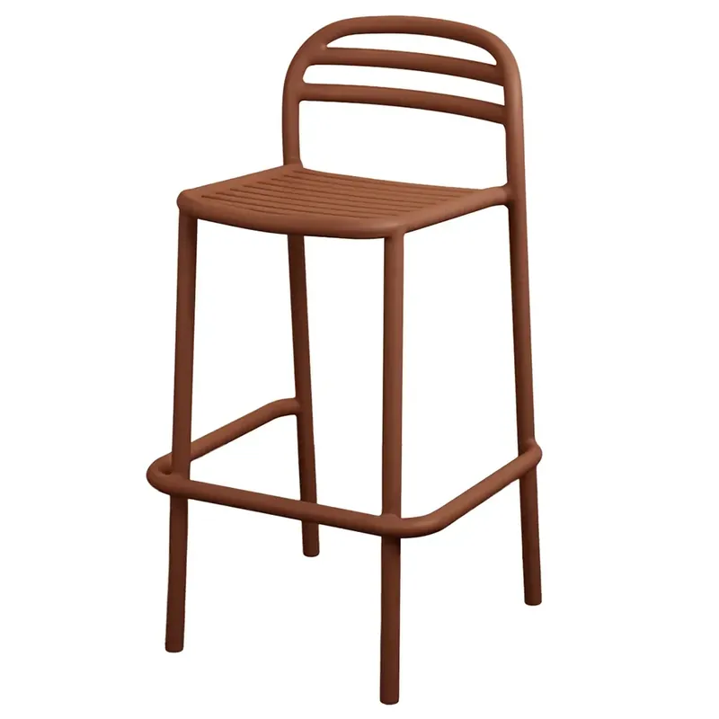 Bliss barstol, stapelbar Desert red, aluminium Expressleverans